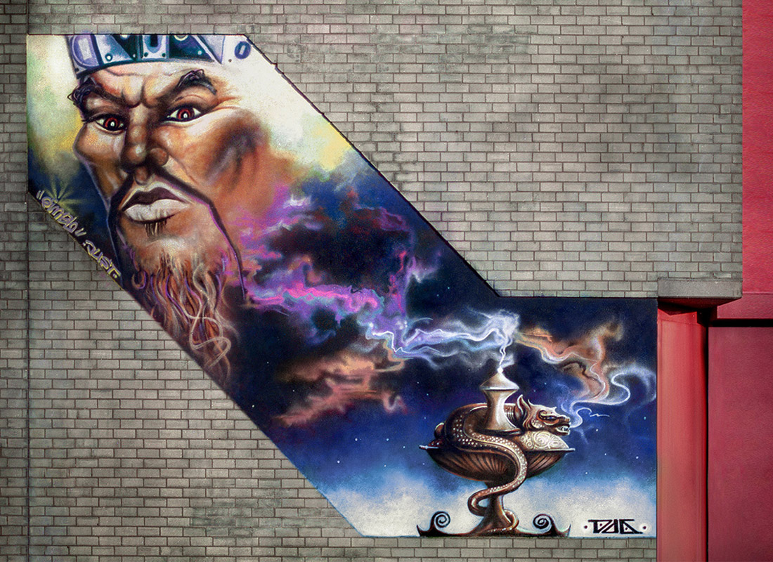 Jan Stel simbl, street-art, graffiti, mural
